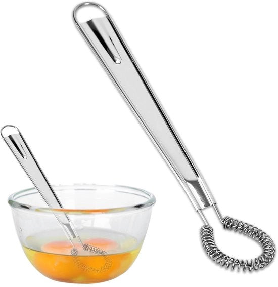 Casa e Cucina - Garderoba in acciaio inossidabile - Mini garderoba - Design ergonomico - Per mescolare/versare - Duraturo - 20,5 cm di lunghezza - Aiuto in cucina