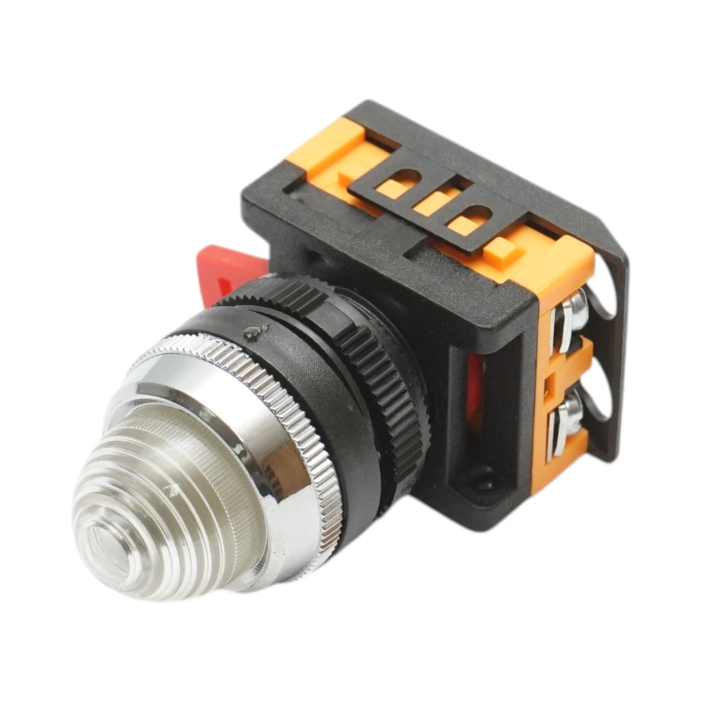 Lampada di segnalazione a LED bianca 220V AC 22mm Breckner Germany