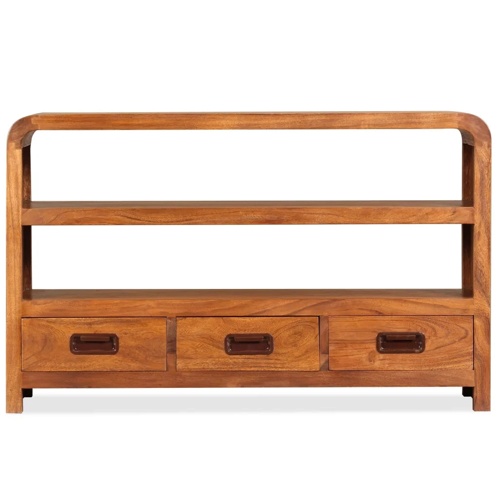 Mobile TV | Armadietto TV | Mobile Porta TV in Legno Massello di Acacia 90x30x55 cm