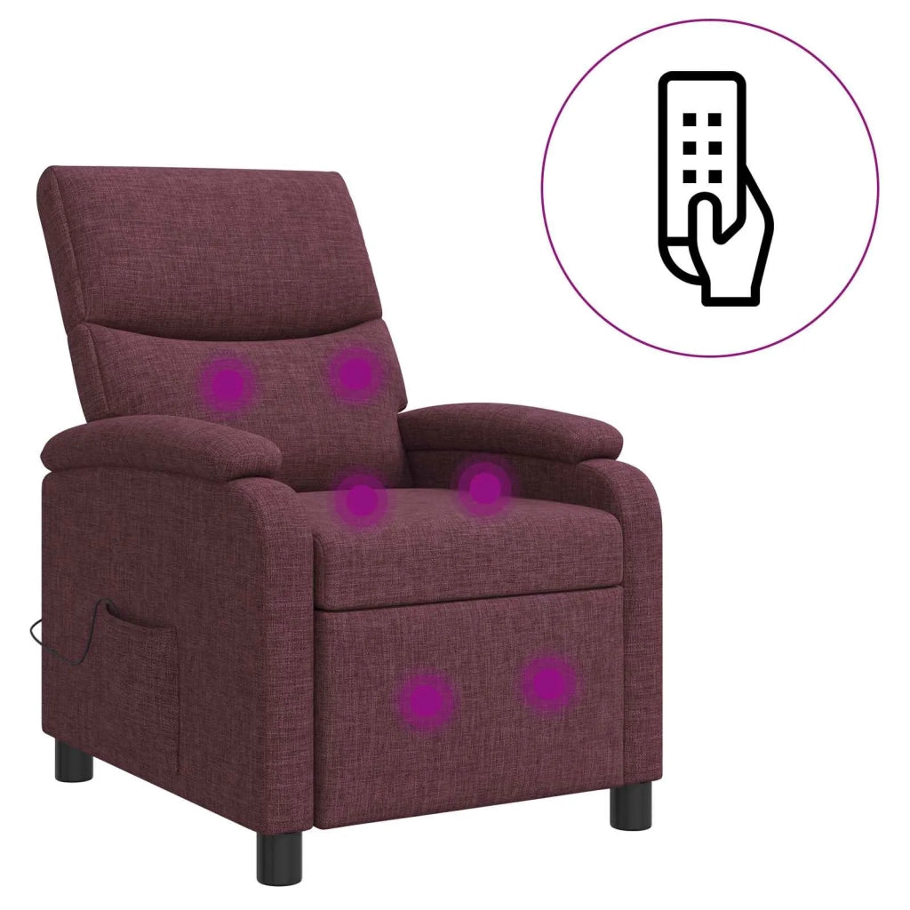 Poltrona Massaggiante Viola Tessuto 42035020