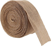Tessuto di Juta Naturale Rotolo 13cm x 25m per Decorazione da Tavola e Attività di Creatività con Confezione Regalo