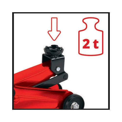 Cric Auto Sollevatore Idraulico a Carrello Crick Cricchetto Einhell CC TJ 2000Kg