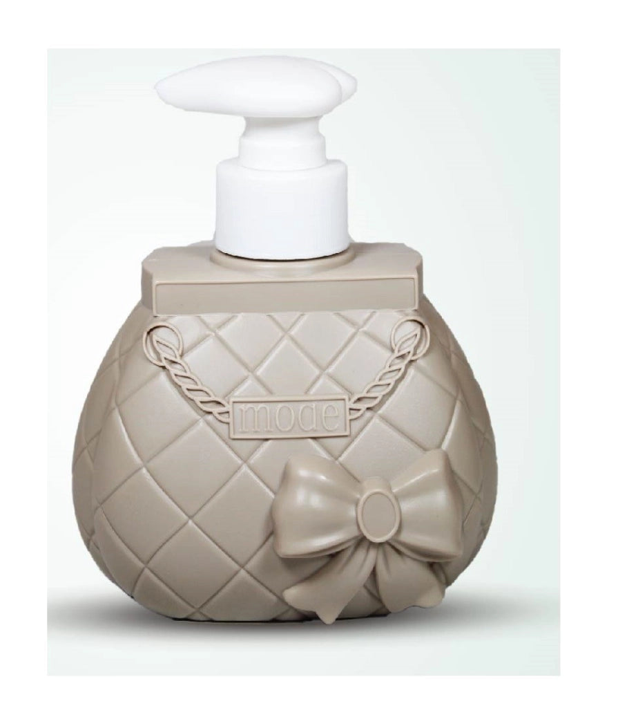 Dispenser Sapone Accessorio Bagno in Plastica Tortora
