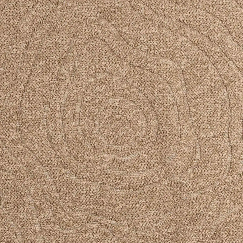 Tappeti per area Moiré AGIRA Naturale 200 x 200 cm Poliestere