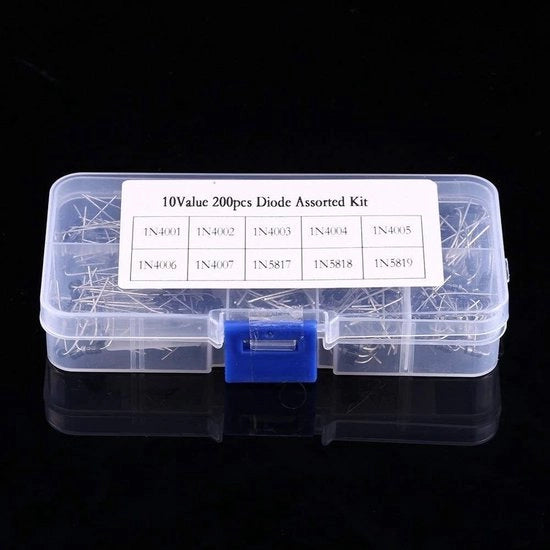 Kit di Diodo Schottky Kit di Diodi Elettronici 1N4001~1N4007 1N5817~1N5819 con Scatola