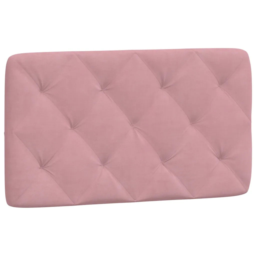 Letto con Materasso Rosa 90x200 cm in Velluto 3208639
