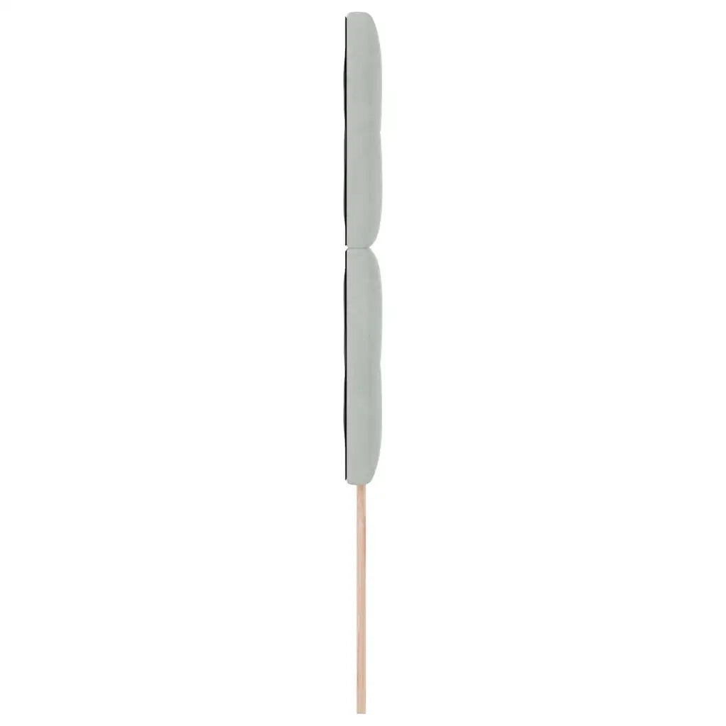 Testiera | Testata Grigio chiaro 90 cm Velluto
