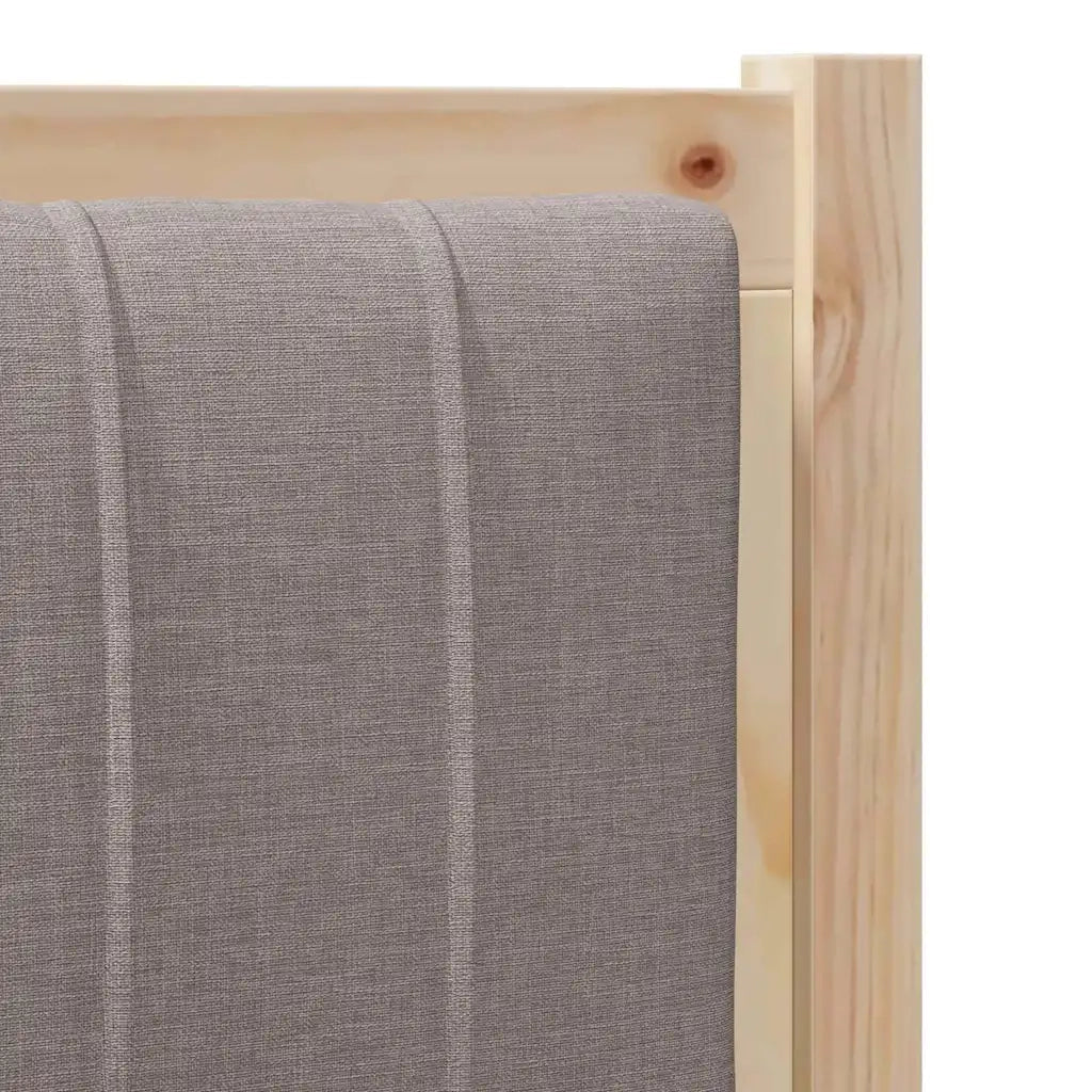 Testiera | Testata imbottita con Testiera | Testata Marrone 100 cm Pino massello