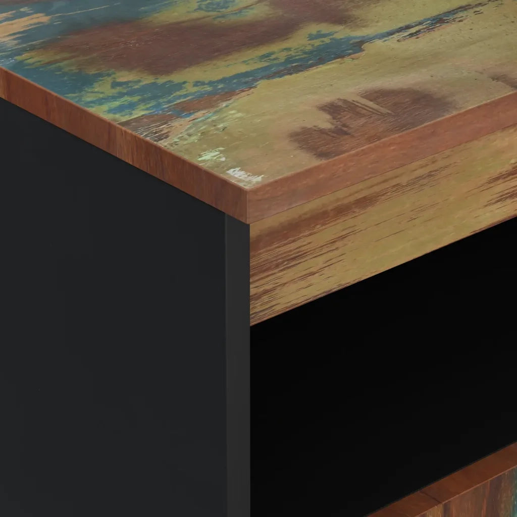 Credenza con 2 Ante-Buffet-Armadio da cucina 60x33x75 cm in Legno Massello di Recupero