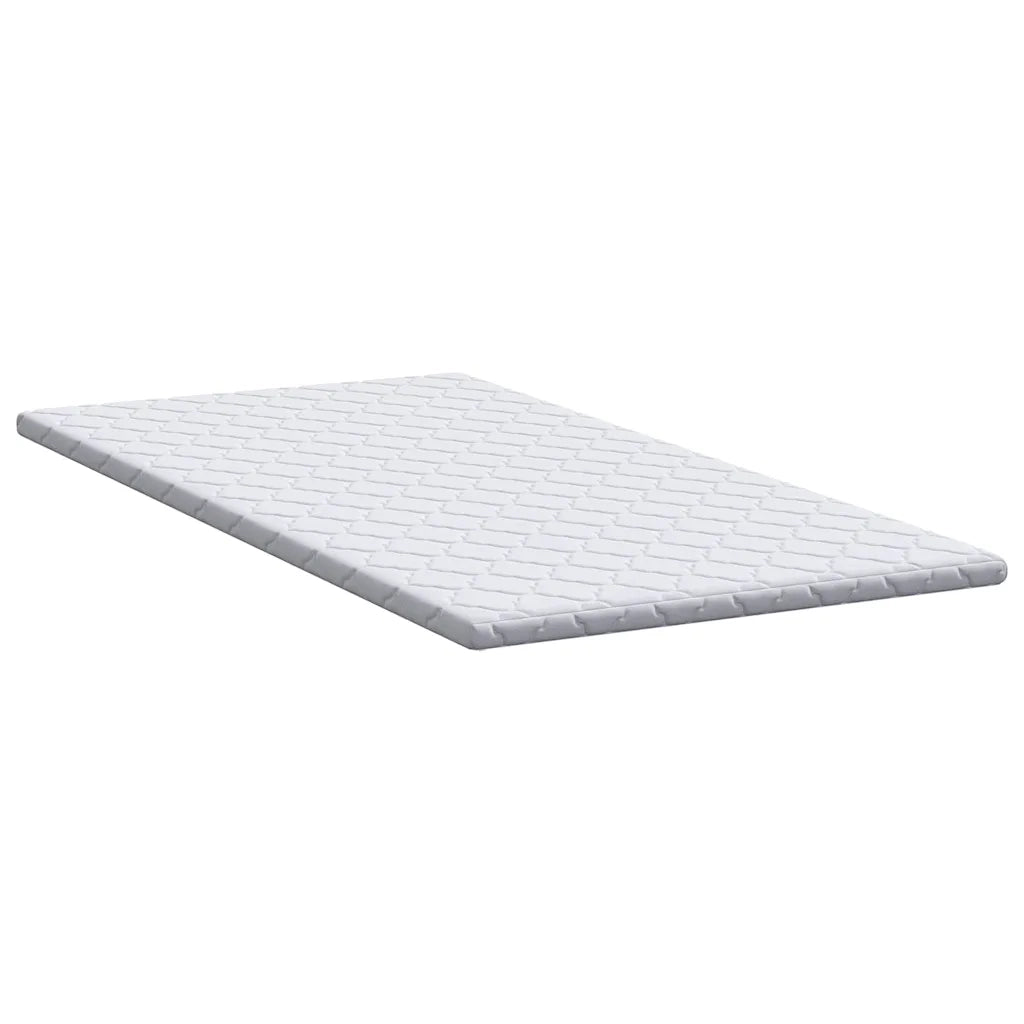 Topper al cocco Bianco 90 x 200 cm Tessuto Jacquard 4106393