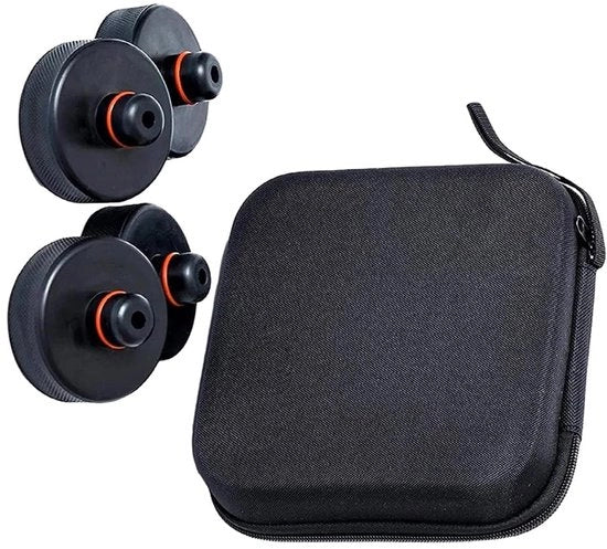 Supporto per Lifting Jack - 4 Pads in Gomma - Adatto per Tes1a Model 3/S/X/Y 2016-2023 - Altezza 46.8mm - Diametro 77mm - Incluso Tasca di Riposo