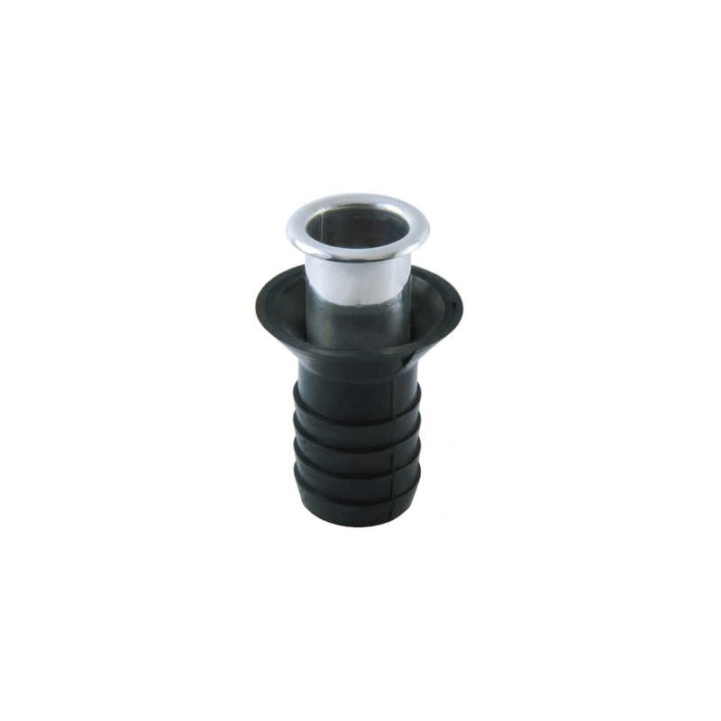 SCARICO IN GOMMA/ACCIAIO Ø MM.10 THROUGH HULL WITH HOSE CONNECTION Ø MM.13