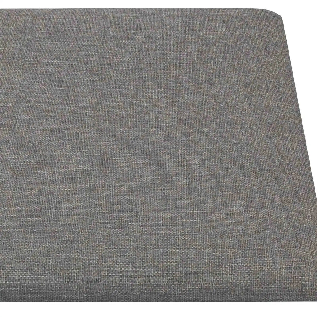 Testiera | Testata da Parete 12 pcs Grigio chiaro 60 x 30 cm Tessuto