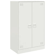 Buffet credenza cassettiera armadio mobile contenitore organizer per cucina soggiorno salotto 67 x 39 x 107 cm acciaio bianco 02_0030383