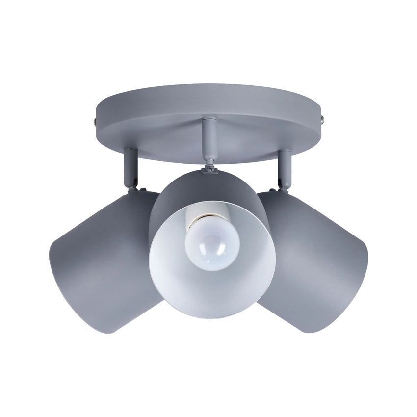 Plafoniera Candellux Azuro 98-63236 grigia 32cm 3xE27