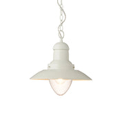 Lampada a sospensione marina crema E27 Endon Polperro