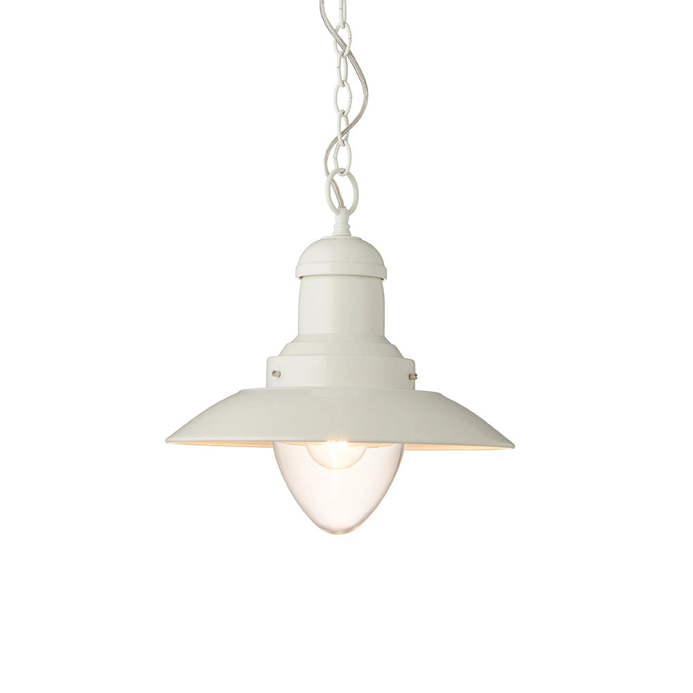 Lampada a sospensione marina crema E27 Endon Polperro
