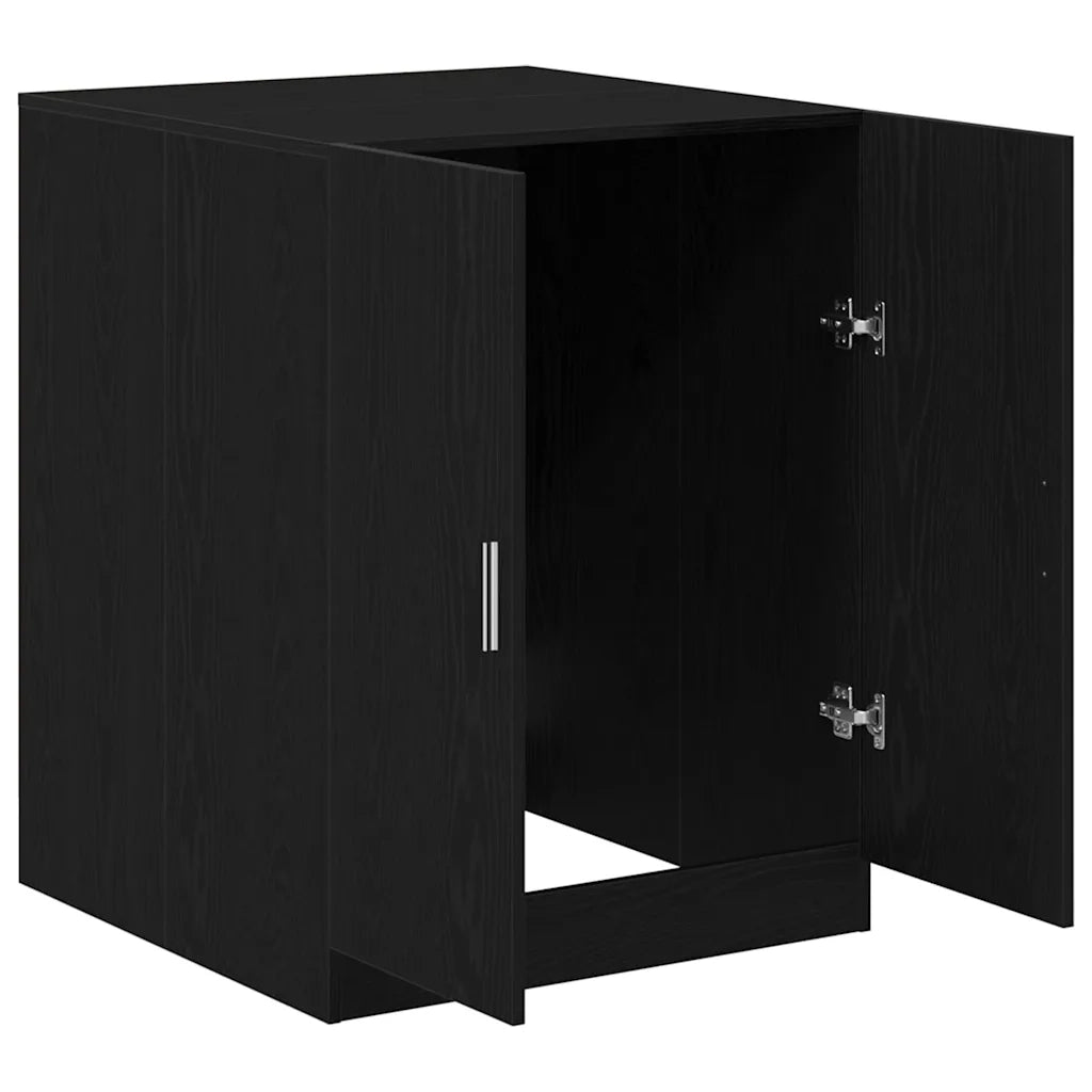 Armadio per Lavatrice Rovere Nero 70,5 x 71,5 x 91,5 cm 862667