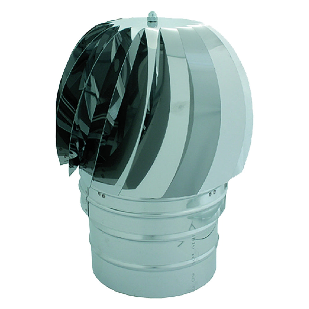 Fumaiolo radiante ø 30 cm in acciaio inox