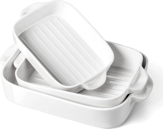 Set di teglia per forno / casserole - teglie per forno e air fryer, Resistente al lavaggio a vapore / forme per forno - teglia per brasatura al forno