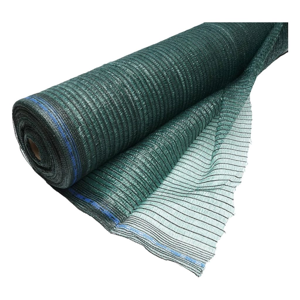 Rete ombreggiante 35% larghezza 2M e lunghezza 100M verde in polietilene con protezione UV