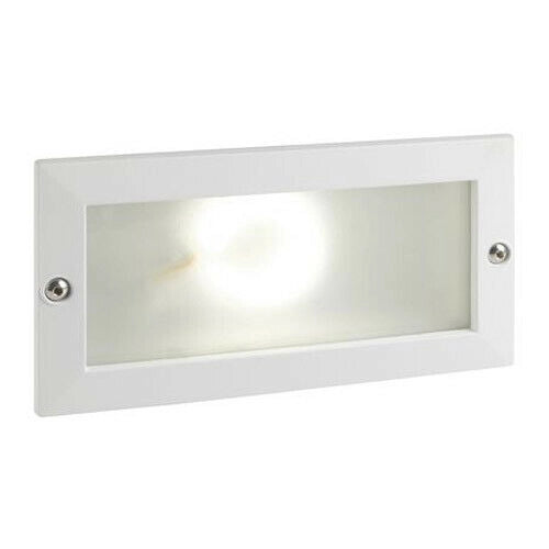 Faretto Segnapasso Incasso a Parete Led 10 W Griglia Segna Passi Escape Sovil Colore: Bianco