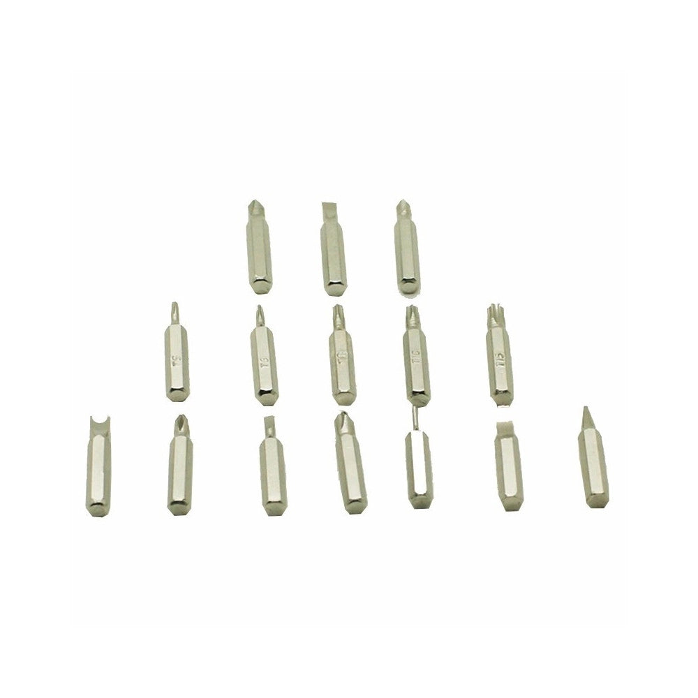 Trade Shop - Kit Cacciavite 16pz Di Precisione Tools Punte Giravite Taglio Croce Torx -