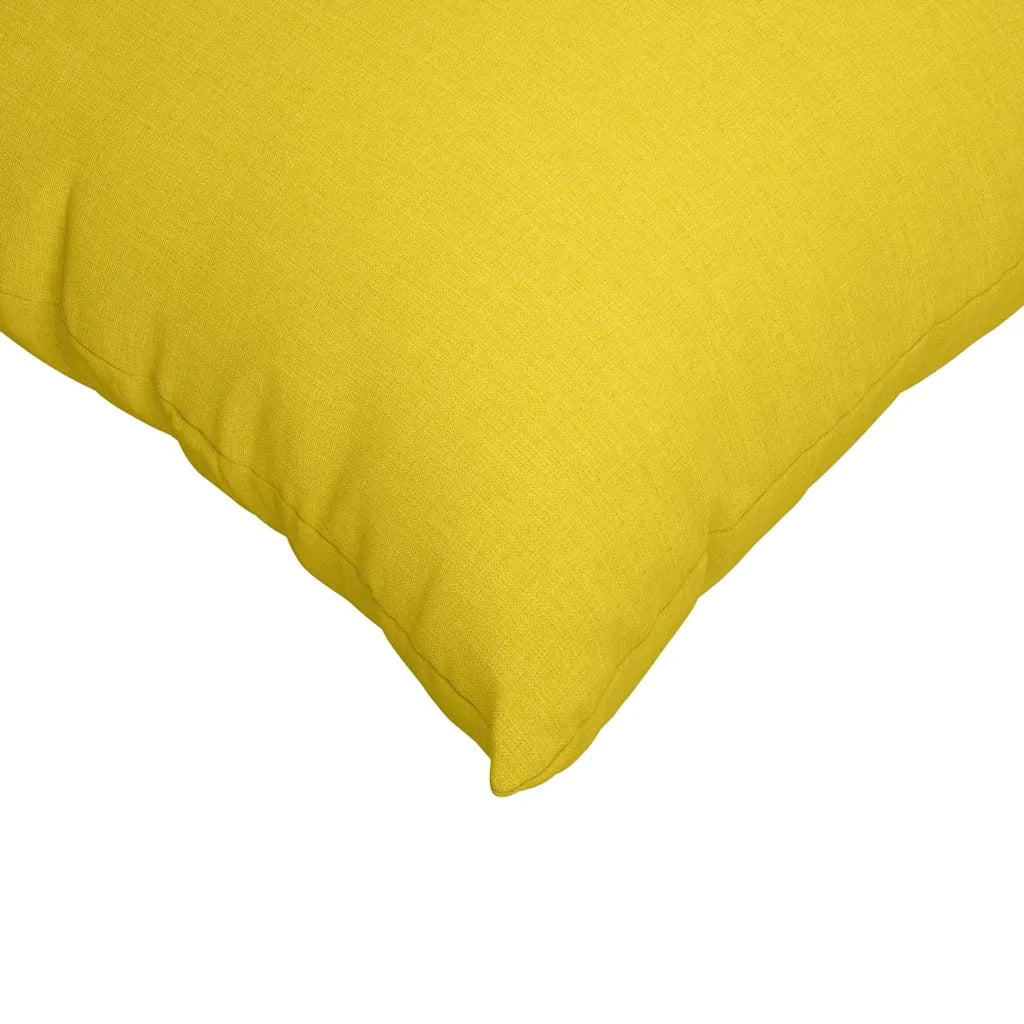 Cuscini da Divano 2 pcs Giallo Chiaro 80 x 40 cm Tessuto 42013705
