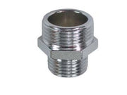 NIPLES RIDOTTO OTTONE CROMATO- - MM  3/8x 1/2 - 10 pezzi