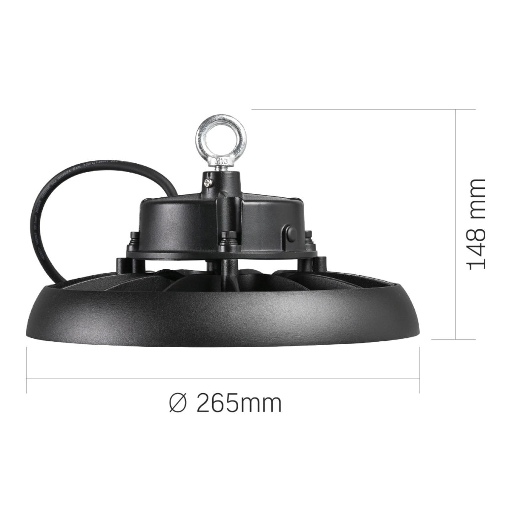 Campana LED High Bay Videx 100W 18000lm 5000K IP65