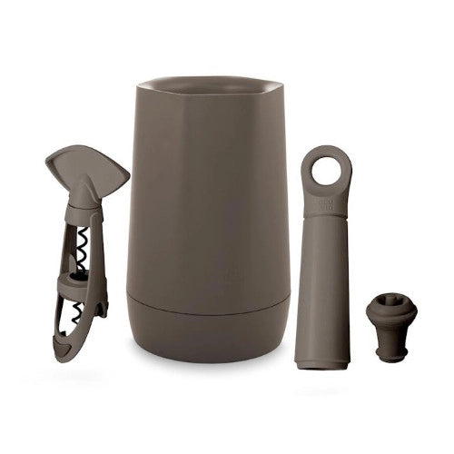 Set wine host colore antracite