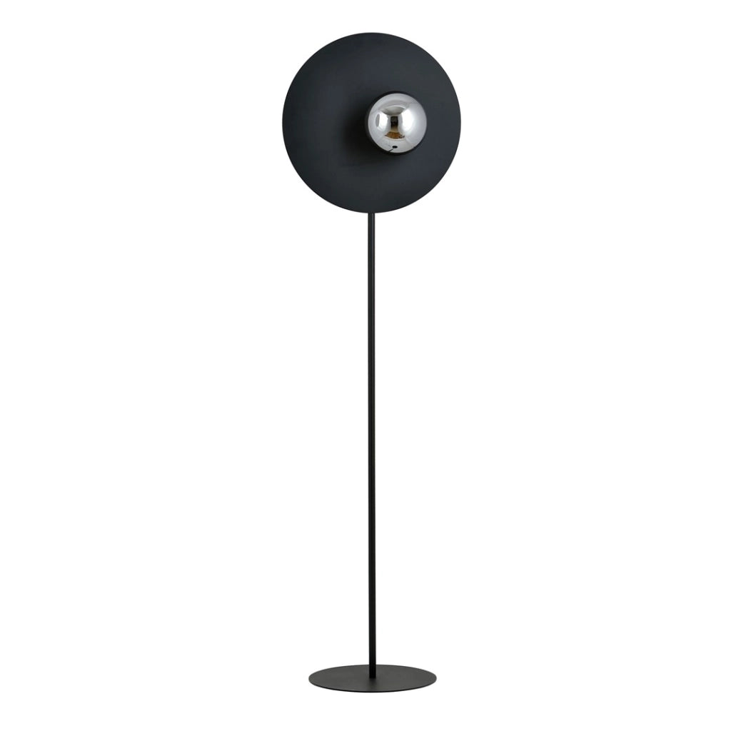 Lampada da terra Oslo nero/grafite 145cm E14 Emibig