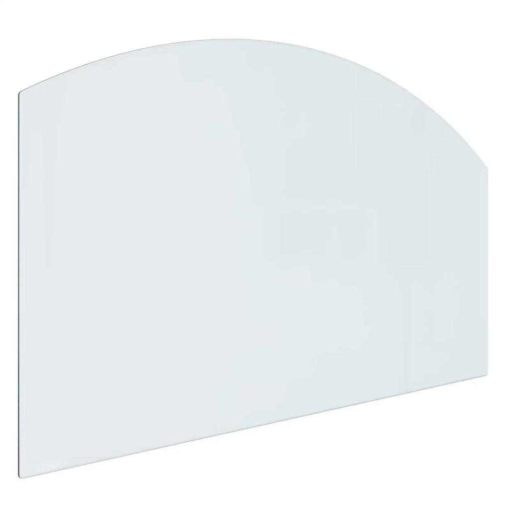 Piastra in vetro per camino Trasparente 100 x 60 cm Vetro 353877