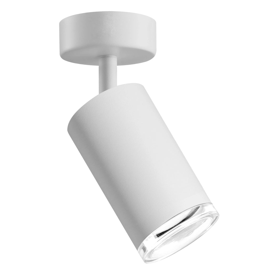 Faretto parete/soffitto orientabile bianco GU10 IP44 Polux