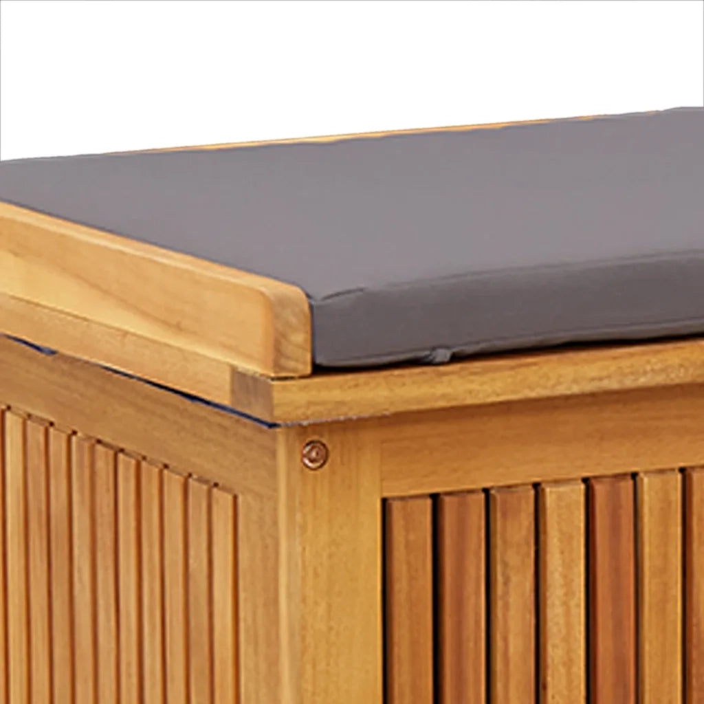 Scatola Cuscini da Esterno 113x50x60,5 cm Legno Massello Acacia 4106479