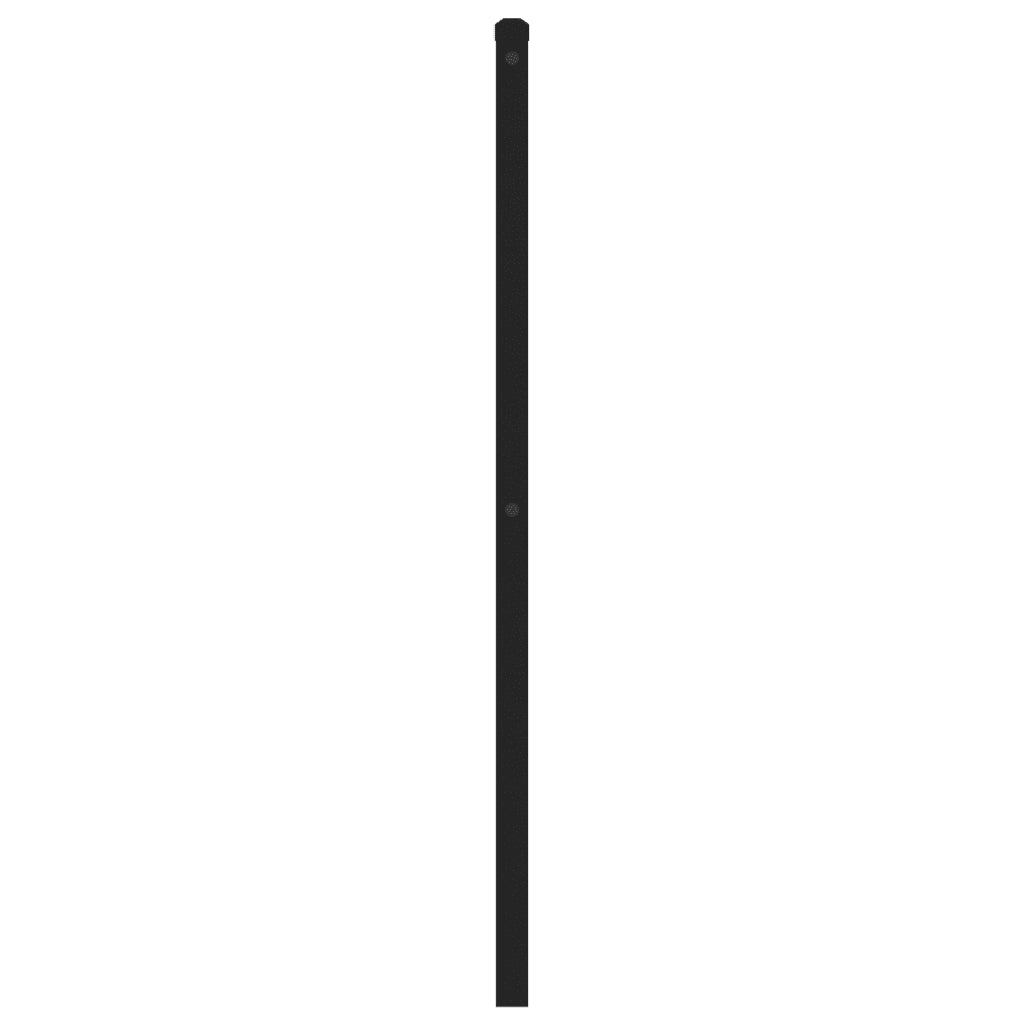 Testiera di Ricambio in Metallo Nero 120 cm 376257