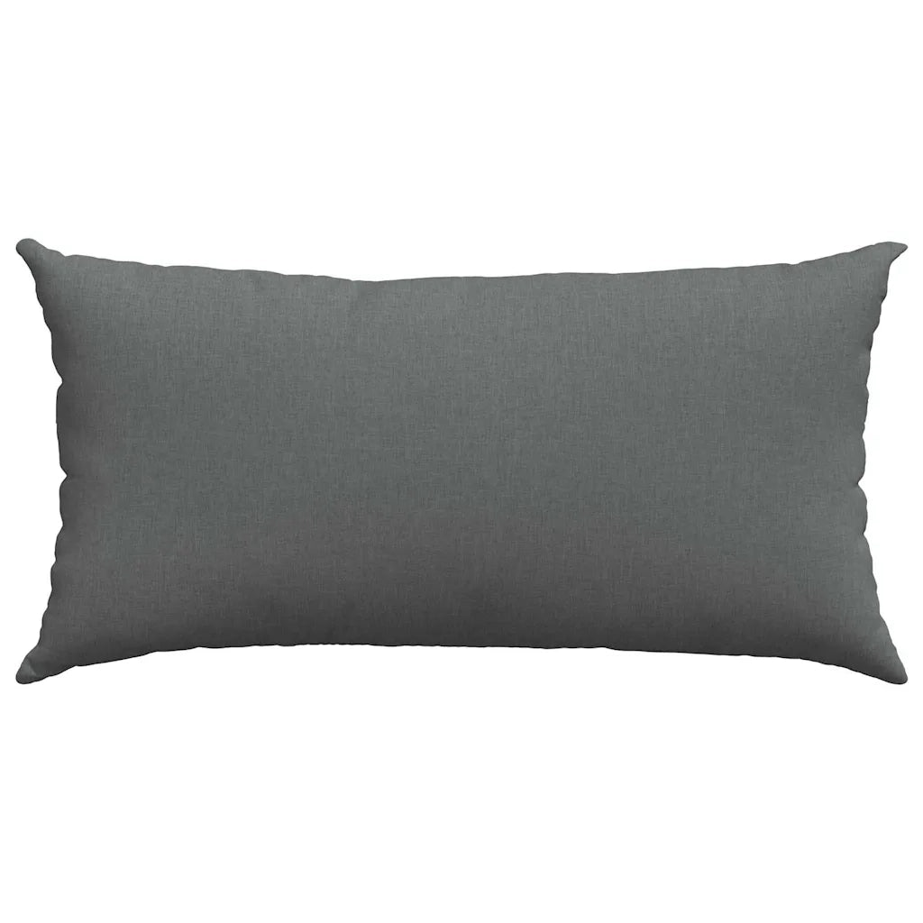 Cuscini da Divano 2 pcs Grigio scuro 80 x 40 cm Tessuto 42013697