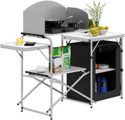 Tenda da Campeggio - Cucina da Campeggio - Cucina da Campeggio per Campeggio - Tavolo da Cucina - Tavolo BBQ - Tavolo da Cucina - Opificio da Cucina - Protezione dal Vento - Protezione dal Vento