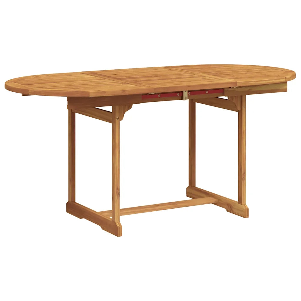 Set Pranzo da Giardino 7pz Legno Massello di Acacia e Textilene 3279323