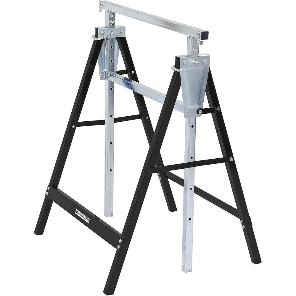CAVALLETTO PIEGHEVOLE TELESCOPICO H:80-130cm PORTATA 180kg KRT671003 KREATOR COLTI26035