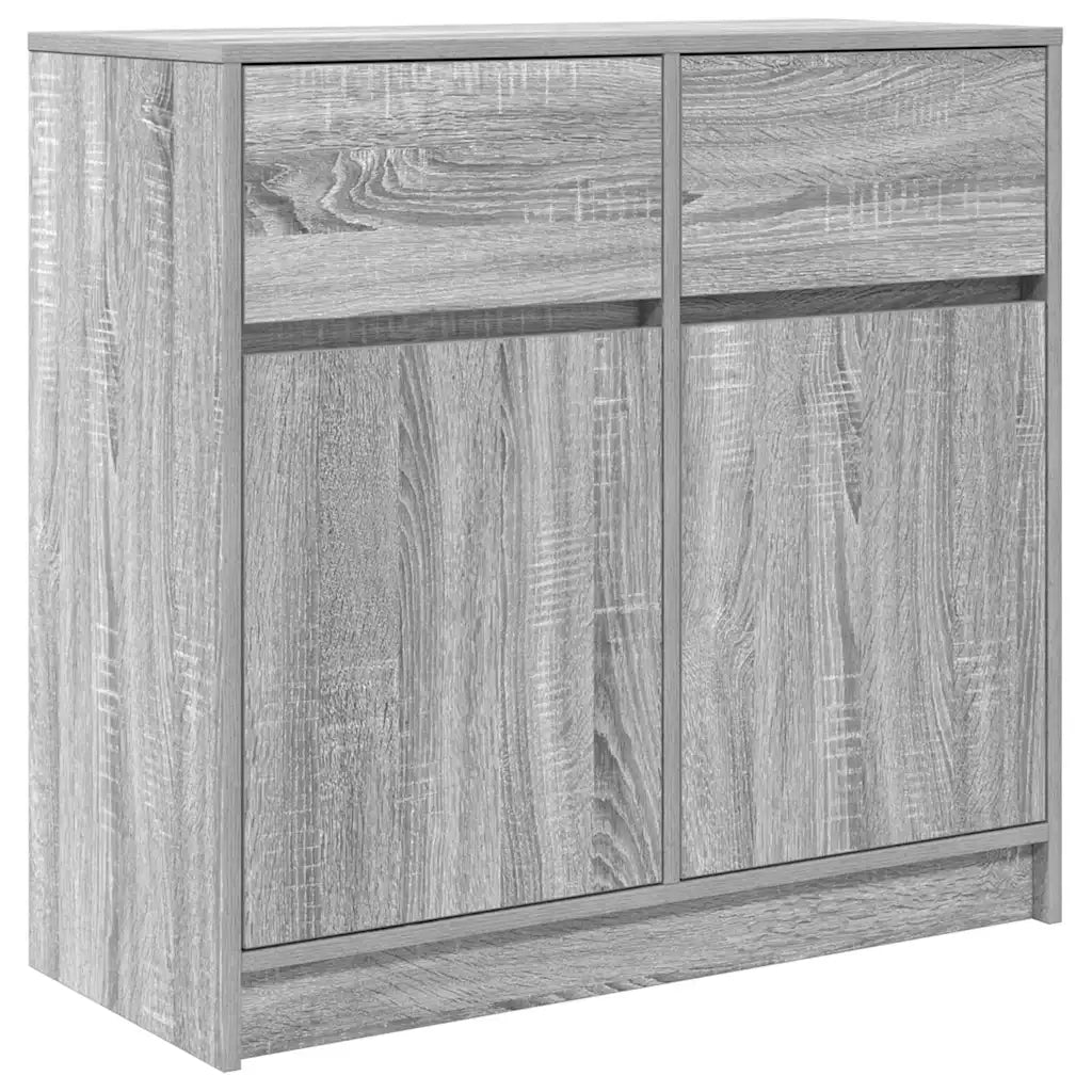 Credenza con Cassetto-Buffet-Armadio da cucina Grigio Sonoma 80x34x76 cm in Truciolato