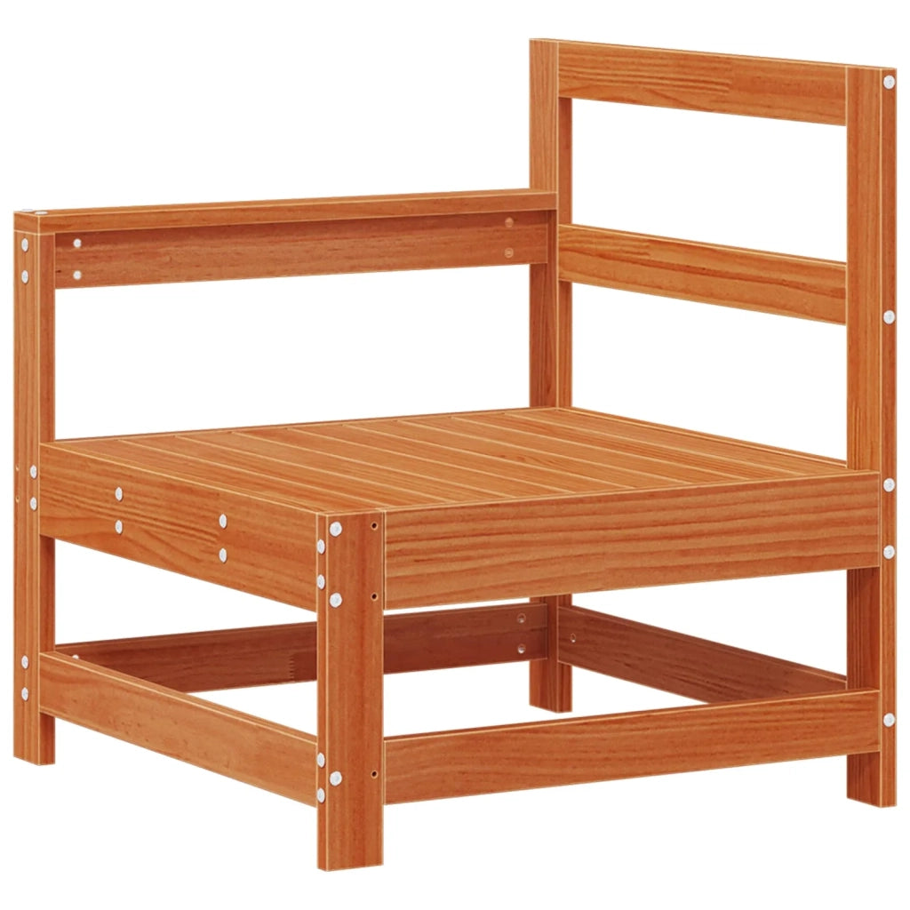 Set Lounge da Giardino 6 pcs Marrone Cera