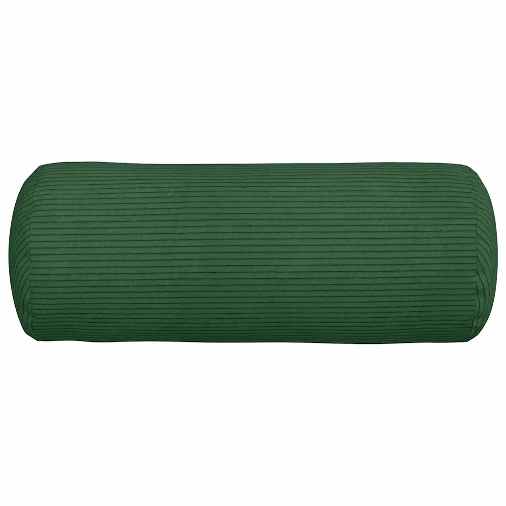 Cuscini a rullo 2 pcs Verde Scuro Ø 15 x 40 cm Tessuto in Cords 42014308