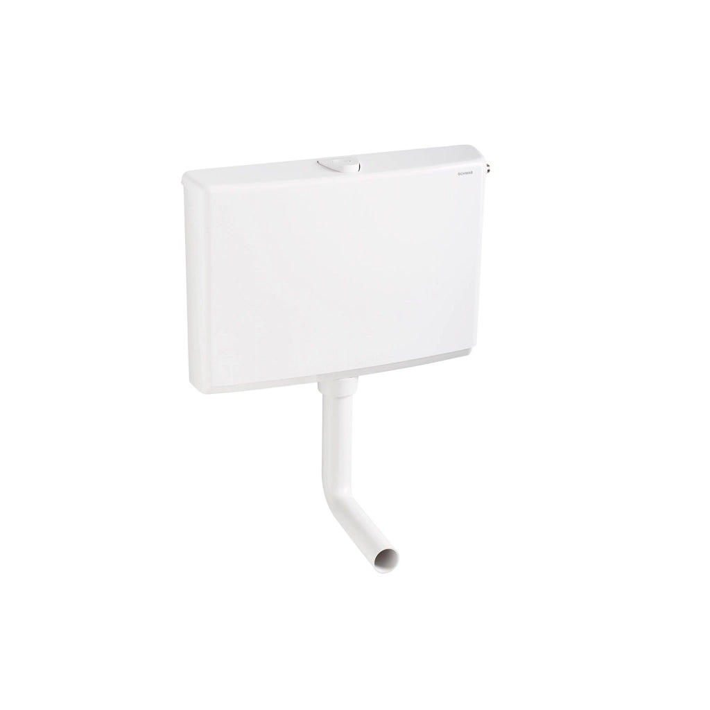 Schwab slim cassetta wc esterna super sottile AP220 installazione parete bianco