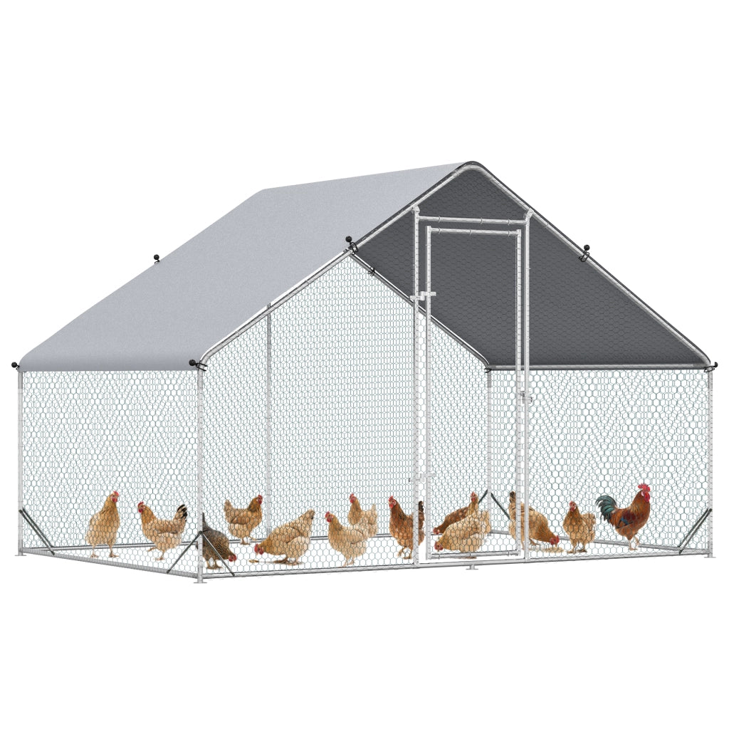 Pollaio da Giardino ¨C Zephmum ¨C 3x2x2m, Argento