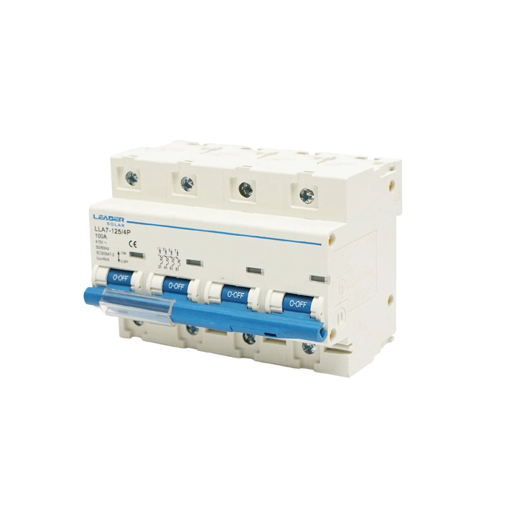 Interruttore automatico tipo 4P-100A-415VAC Leader