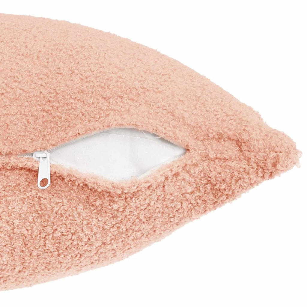 Federa 6 pcs HEERLEN Rosa 55 x 55 cm Bouclé 912314