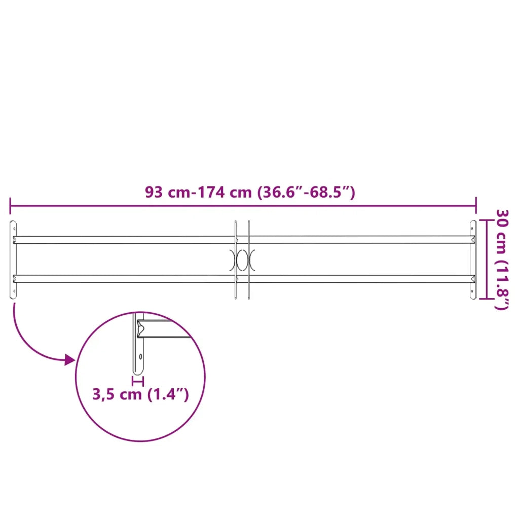 Griglia di Sicurezza per Finestre con 2 Traverse 3 pcs 42031284