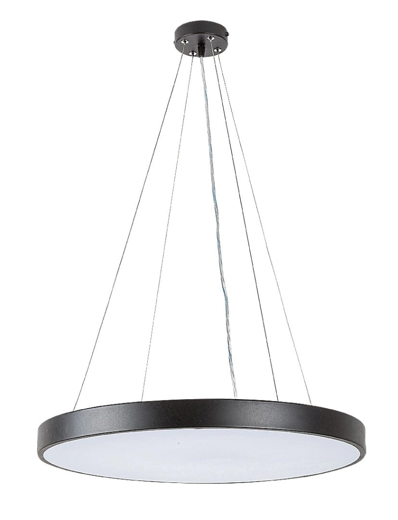 Lampada a sospensione LED 36W nera Ø40 Rabalux Tesia