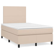 Giroletto a Molle con Materasso Cappuccino 120x190cm Similpelle